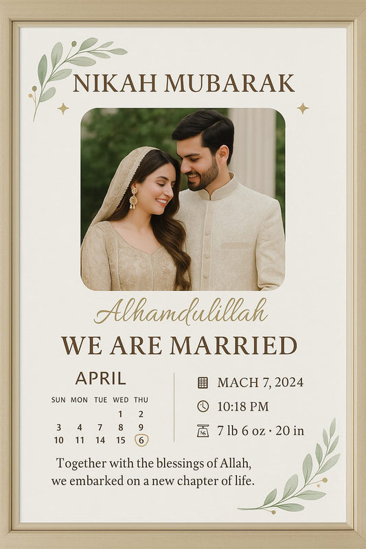 Customizable LED Photo Frame – Cherish Your Married Life Moments 💑💡
